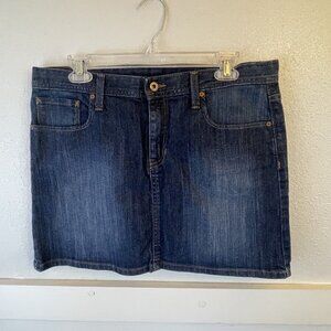 Classic Blue Denim Skirt